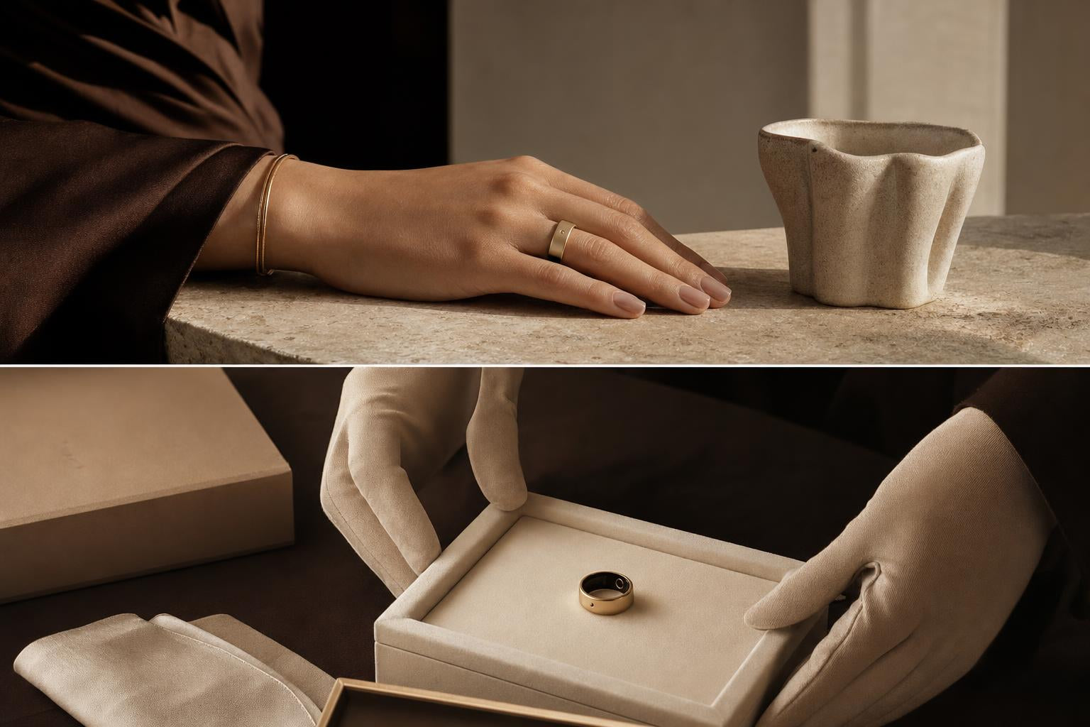 Nodia Ring in a refined studio setting