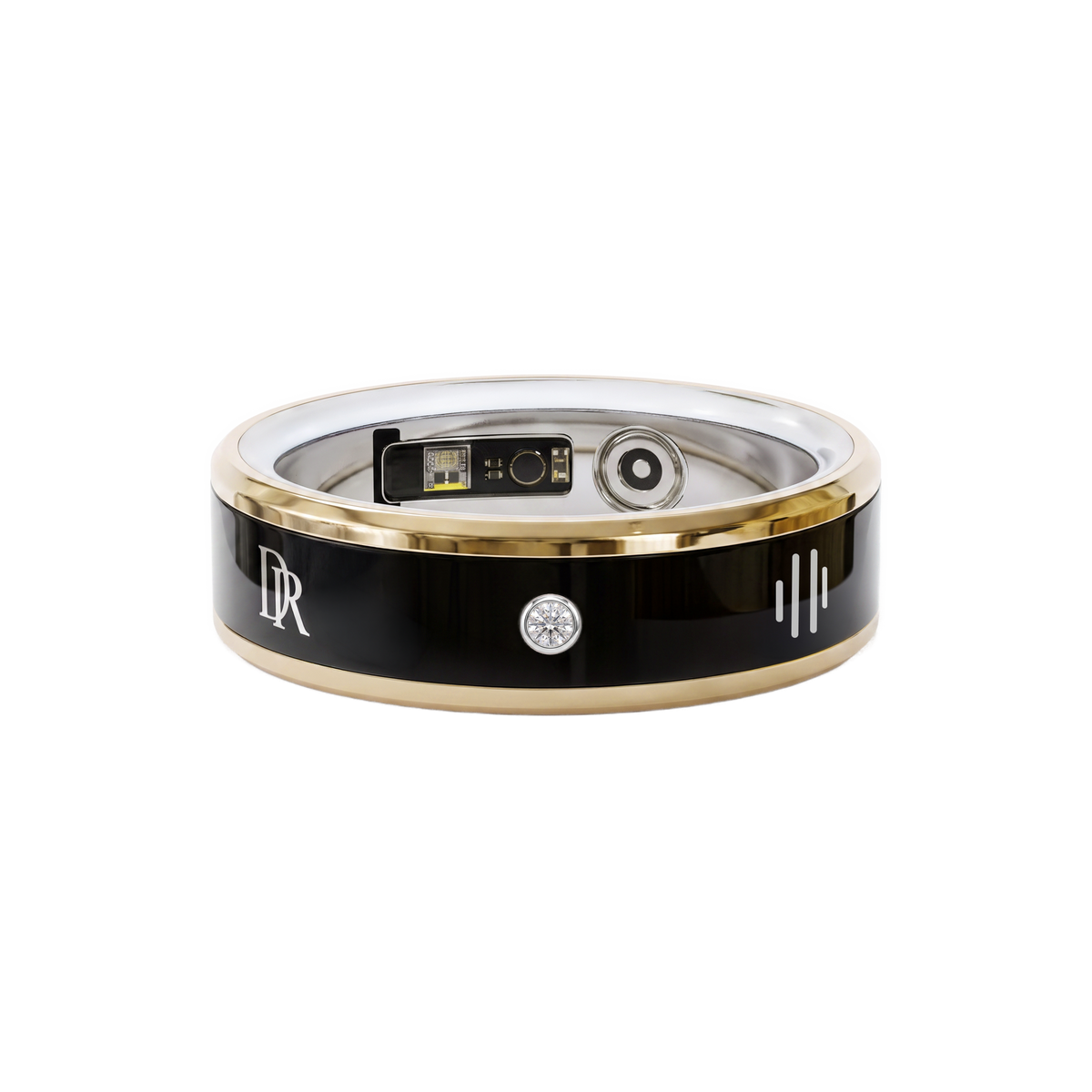 Nodia Ring - Fine Ceramic — Black