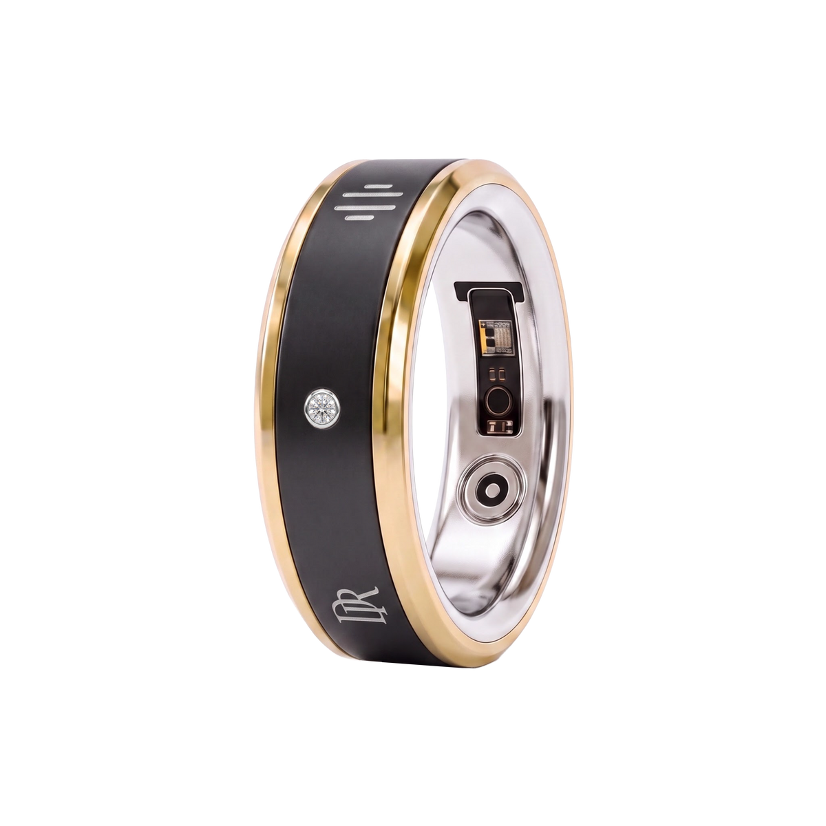 Nodia Ring - Fine Ceramic — Black