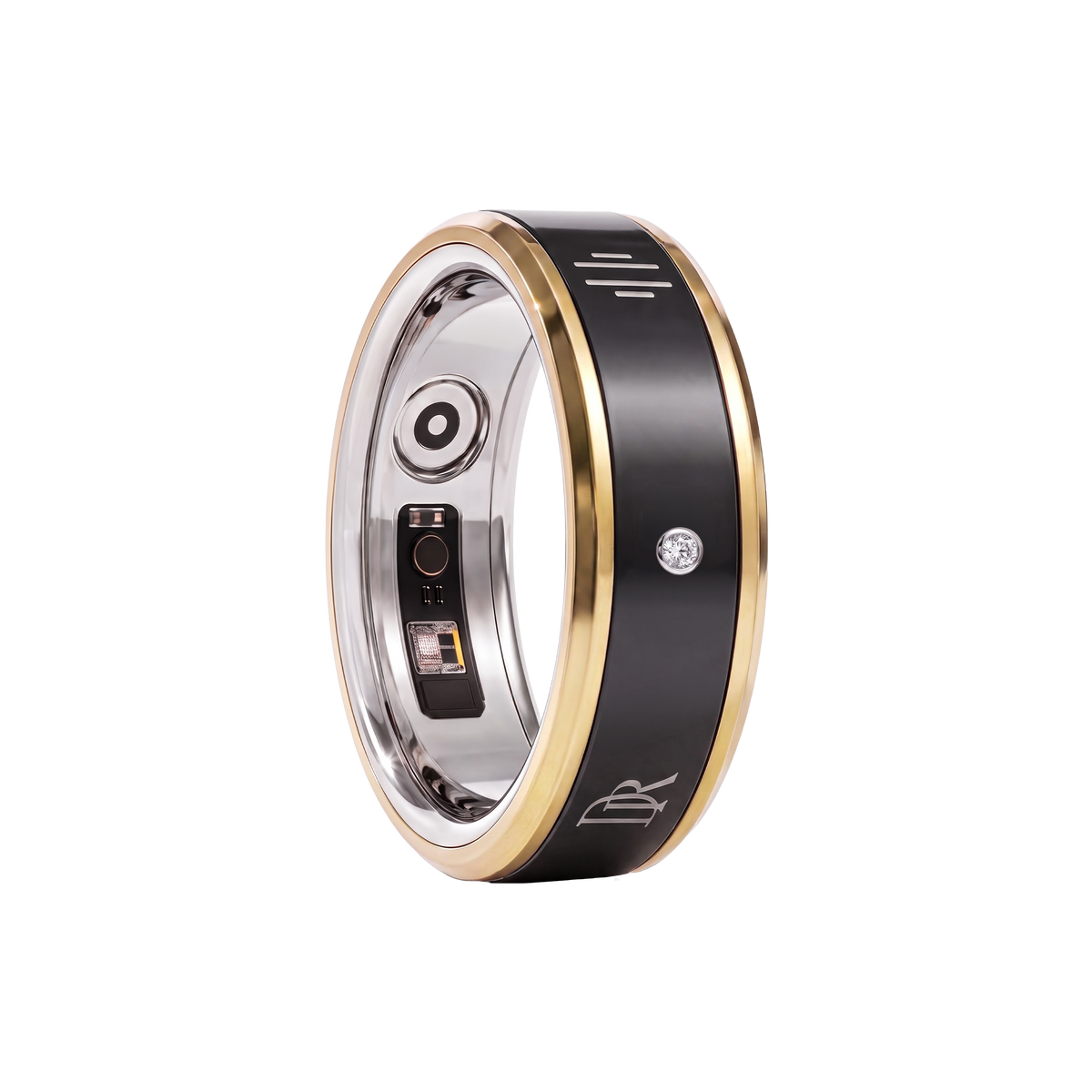 Nodia Ring - Fine Ceramic — Black