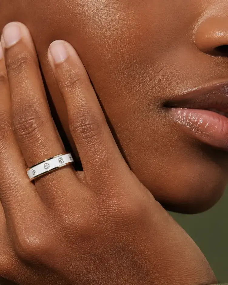 Nodia Ring - Fine Ceramic