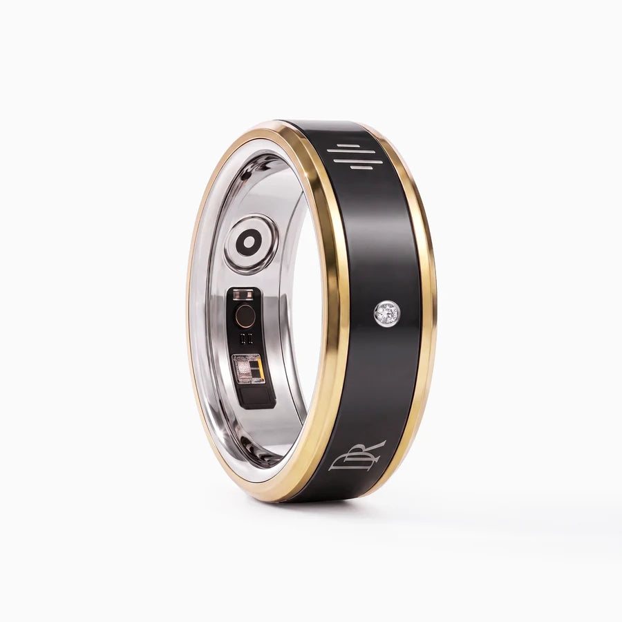 Nodia black and gold ring appearance design
